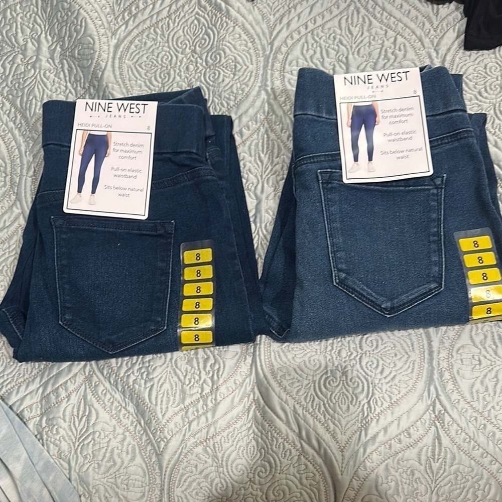 Nine West Sz 8 Heidi pull on jeans/jeggings NWT price is each
